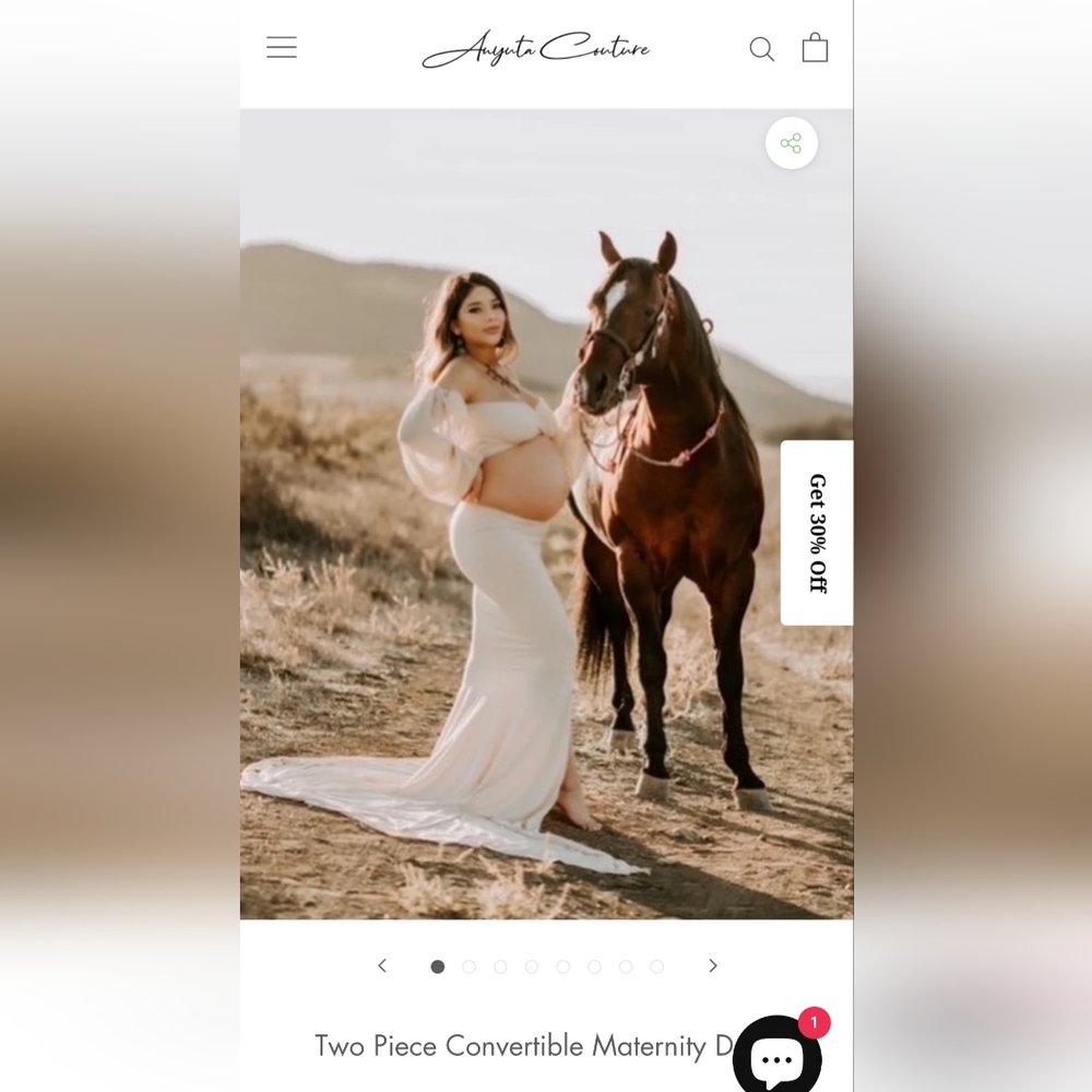 Two Piece Convertible Maternity Dress